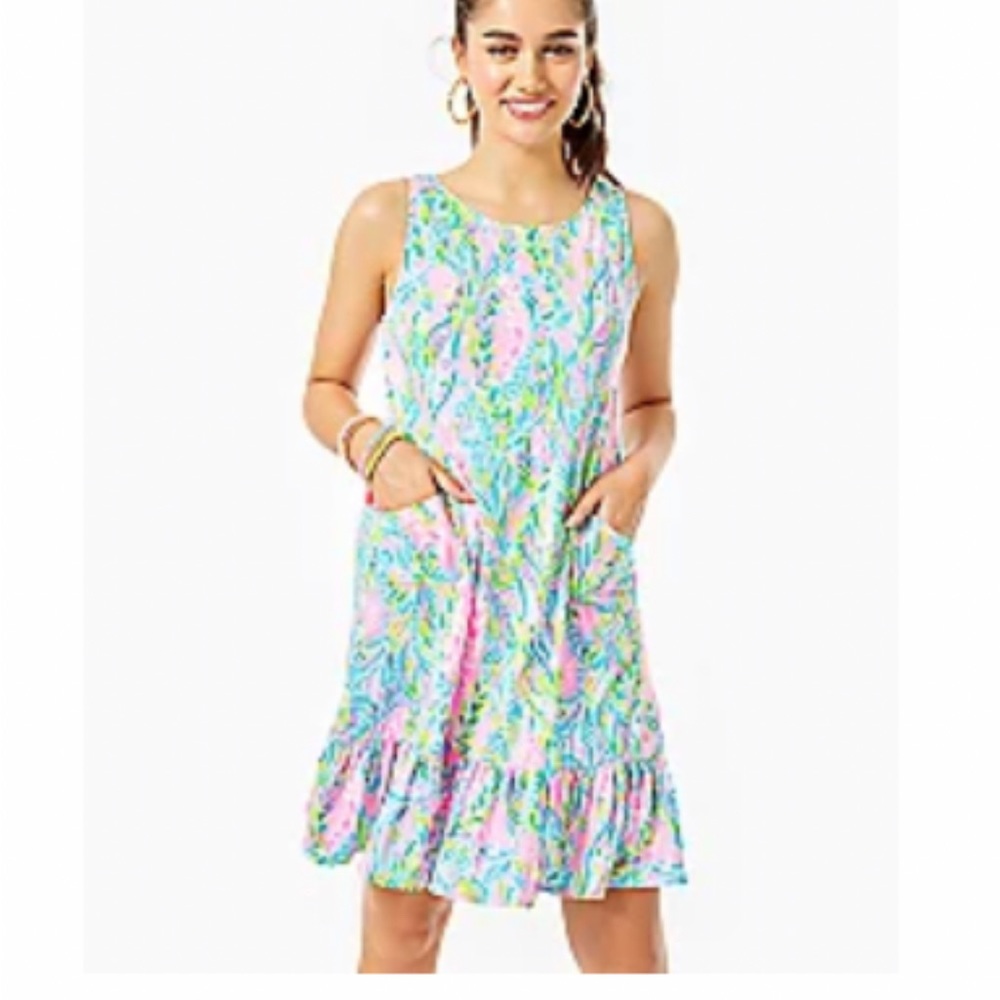 Lilly Pulitzer Kristin flounce dress. Size XXL NWOT